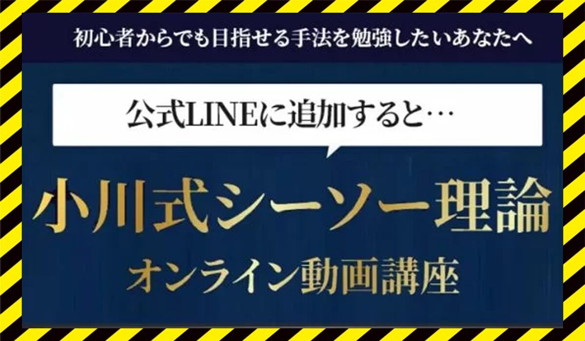 小川式シーソー理論丨小川久男(株式会社レザリューション)に<span class="sc_marker">登録して実態を調査しました！</span>その結果…<font color="#ff3333">危険な悪質事業者</font>と判明。