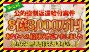 公的強制返還給付案件に<span class="sc_marker">登録して実態を調査しました!</span>その結果…<font color="#ff3333">危険な悪質事業者</font>と判明。