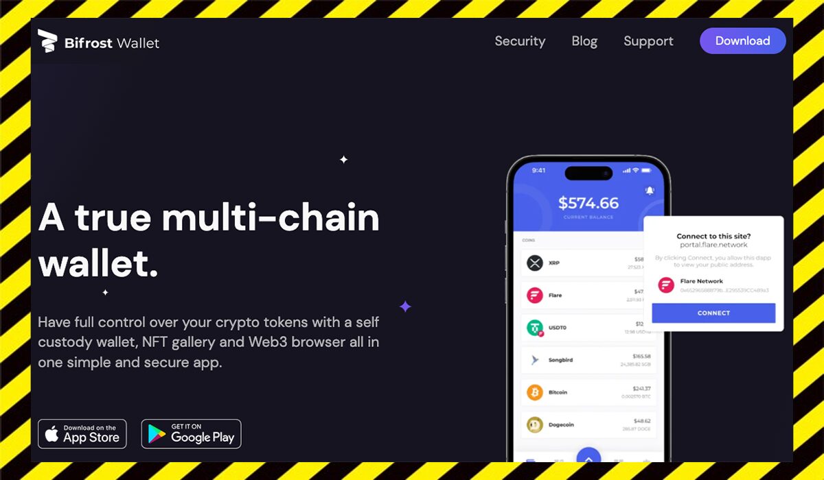 Bifrost Wallet(ビフロストウォレット)に<span color="#ff3333">危険な悪質事業者</font>と判明。