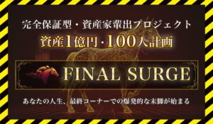 FINAL SURGE(ファイナルサージ)丨岩元克久(株式会社RIYODA)に<span class="sc_marker">登録して実態を調査しました!</span>その結果…<font color="#ff3333">危険な悪質事業者</font>と判明。